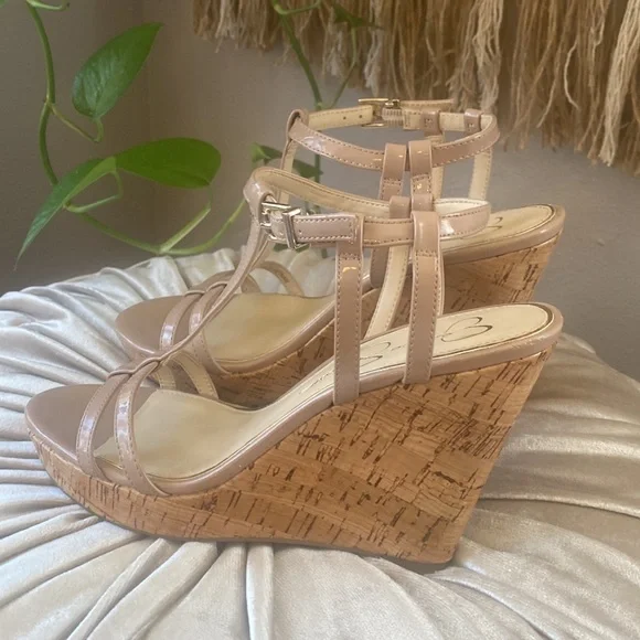 ๐ Jessica Simpson platform gorgeous Beige sandals 8 Never used ๐ - Picture 9 of 10